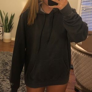 Grey champion hoodie